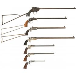 Seven Single Shot Pistols