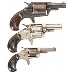 Collector's Lot of Three Antique Colt Spur Trigger Revolvers