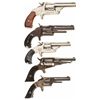 Image 1 : Five Spur Trigger Revolvers