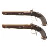 Image 2 : Cased Pair of Patrick of Liverpool Percussion Dueling Pistols with Accessories