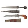 Image 1 : Beautiful Philippine Presentation Dagger with Inscribed Scabbard and Exceptional Silver Fitted Cauca