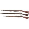 Image 2 : Two Black Powder Muskets  and One Springfield Model 1884 Trapdoor Rifle