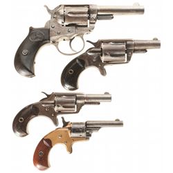 Four Antique Colt Revolvers