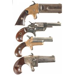 Four Antique Handguns