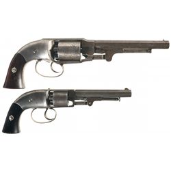 Collector's Lot of Two C.S. Pettengill Double Action Revolvers