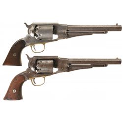 Collector's Lot of Two Remington Army Percussion Revolvers