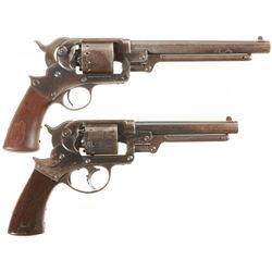 Collector's Lot of Two Civil War Starr Percussion Revolvers