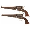 Image 2 : Collector's Lot of Two Martially Inspected Remington Percussion Revolvers