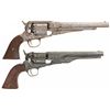 Image 2 : Cased Engraved Percussion Revolvers