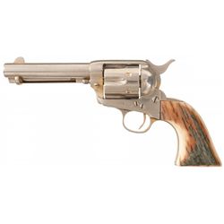 First Generation Colt Single Action Army Revolver with Fossil Grip