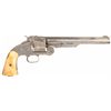 Image 1 : Engraved Smith & Wesson Number Three Second Model American Revolver with Ivory Grips