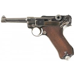 Desirable World War II Nazi Mauser (1937) Dated S/42 Luger Pistol