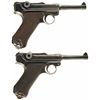Image 2 : Collector's Lot of Two Police Rework Semi-Automatic Lugers