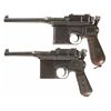 Image 1 : Collector's Lot of Two Mauser Model 1896 Semi-Automatic Pistols