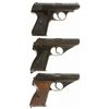 Image 2 : Three European Semi-Automatic Pistols