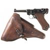 Image 1 : Mauser "S/42" Code 1938 Date Luger Pistol with Holster