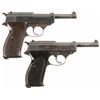 Image 2 : Collector's Lot of Two Nazi Proofed P-38 Semi-Automatic Pistols