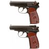 Image 1 : Collector's Lot of Two Russian Makarov Semi-Automatic Pistols
