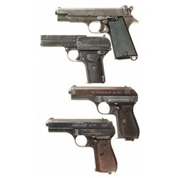 Four European Semi-Automatic Pistols