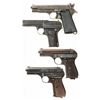 Image 1 : Four European Semi-Automatic Pistols