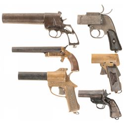 Six Flare Guns