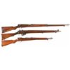 Image 1 : Three Military Bolt Action Long Guns