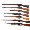 Image 2 : Five Bolt Action Military Rifles and Two Carbines
