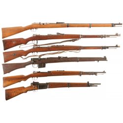 Six Bolt Action Military Rifles