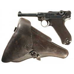 Erfurt Model 1908 Luger Pistol Dated 1912 with Holster