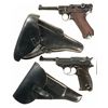 Image 1 : Collector's Lot of Two Nazi Proofed Semi-Automatic Pistols with Holsters