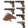 Image 1 : Six European Semi-Automatic Pistols