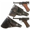 Image 1 : Collector's Lot of Two Luger Pistols with Holsters