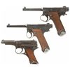 Image 1 : Collector's Lot of Three Japanese Military Semi-Automatic Pistols