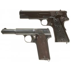 Two Nazi Marked Semi-Automatic Pistols