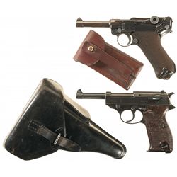 Two German Military Semi-Automatic Pistols