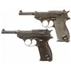 Image 1 : Collector's Lot of Two P-38 Semi-Automatic Pistols