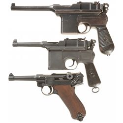 Three Semi-Automatic Pistols