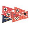 Image 1 : Seven Nazi Pennant Flags