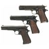 Image 1 : Three 1911 Style Semi-Automatic Pistols