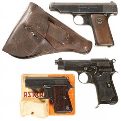 Three European Semi-Automatic Pistols