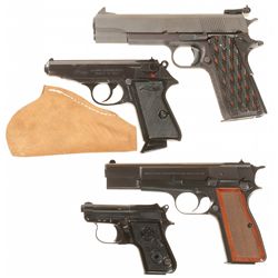 Four Semi-Automatic Pistols