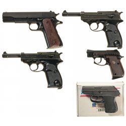 Five Semi-Automatic Pistols