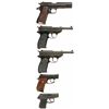 Image 2 : Five Semi-Automatic Pistols