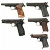 Image 1 : Five Semi-Automatic Pistols