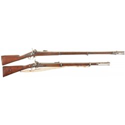 Two European Black Powder Long Guns