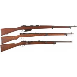 Three Military Bolt Action Rifles