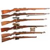 Image 1 : Six Bolt Action Military Rifles