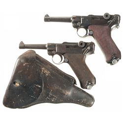 Collector's Lot of Two Luger Semi-Automatic Pistols