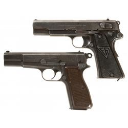 Two Occupation Production Semi-Automatic Pistols