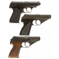 Three European Semi-Automatic Pistols